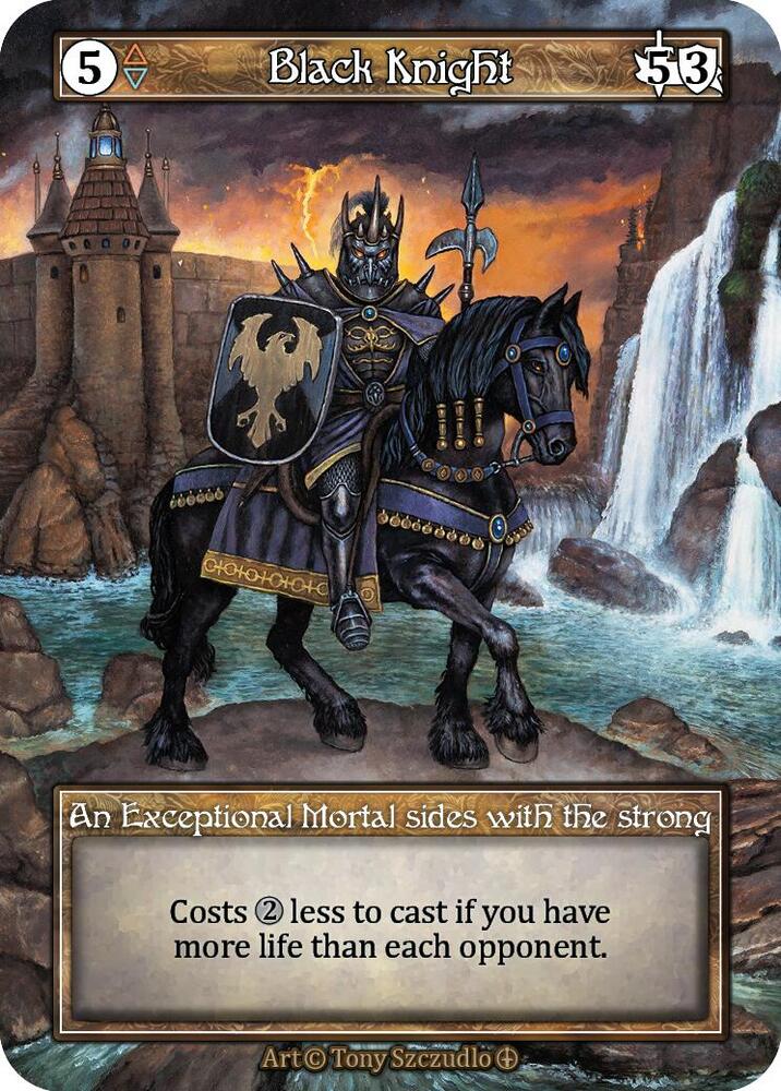 Black Knight (Foil) - Arthurian Legends - Sorcery: Contested Realm
