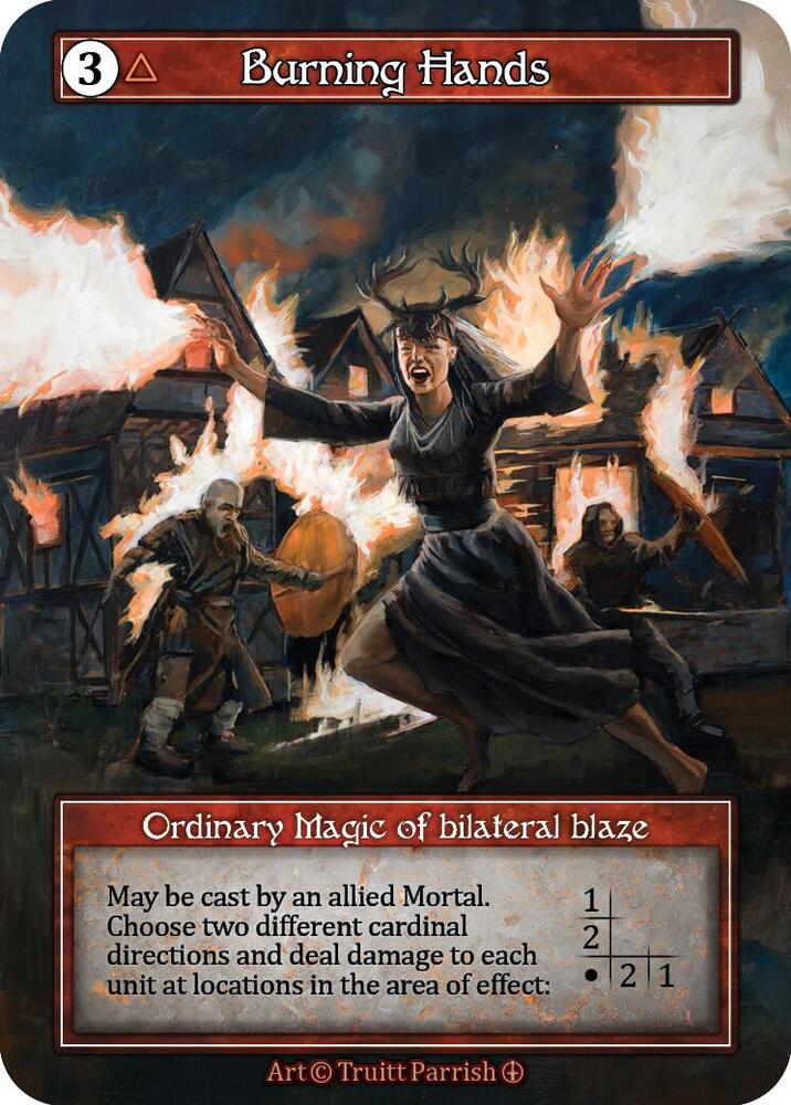 Burning Hands (Foil) - Arthurian Legends - Sorcery: Contested