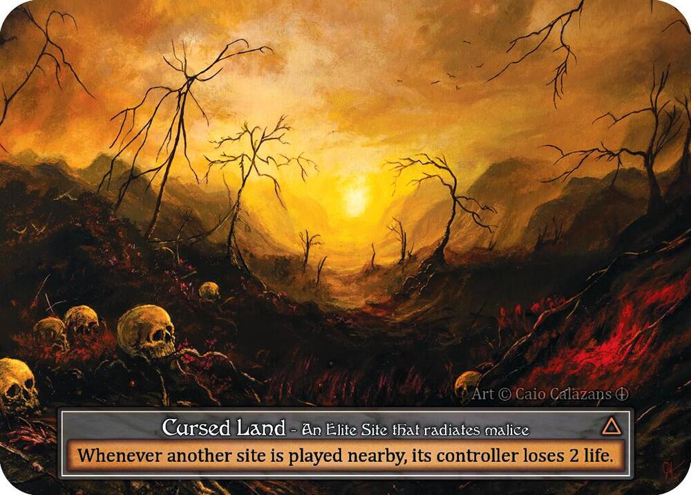 Cursed Land (Foil) - Arthurian Legends - Sorcery: Contested Realm