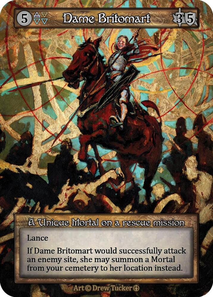 Dame Britomart — Arthurian Legends card