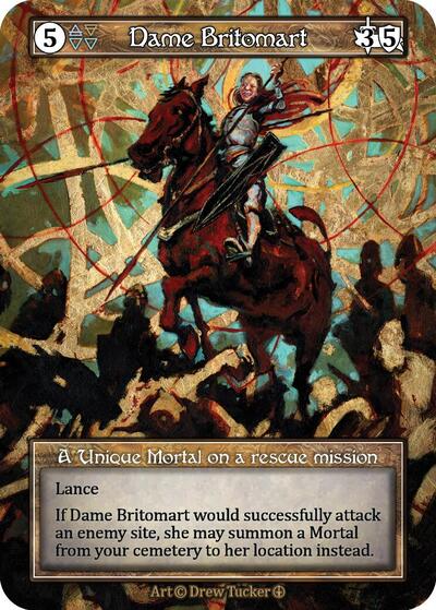 Dame Britomart (Foil) Arthurian Legends card price