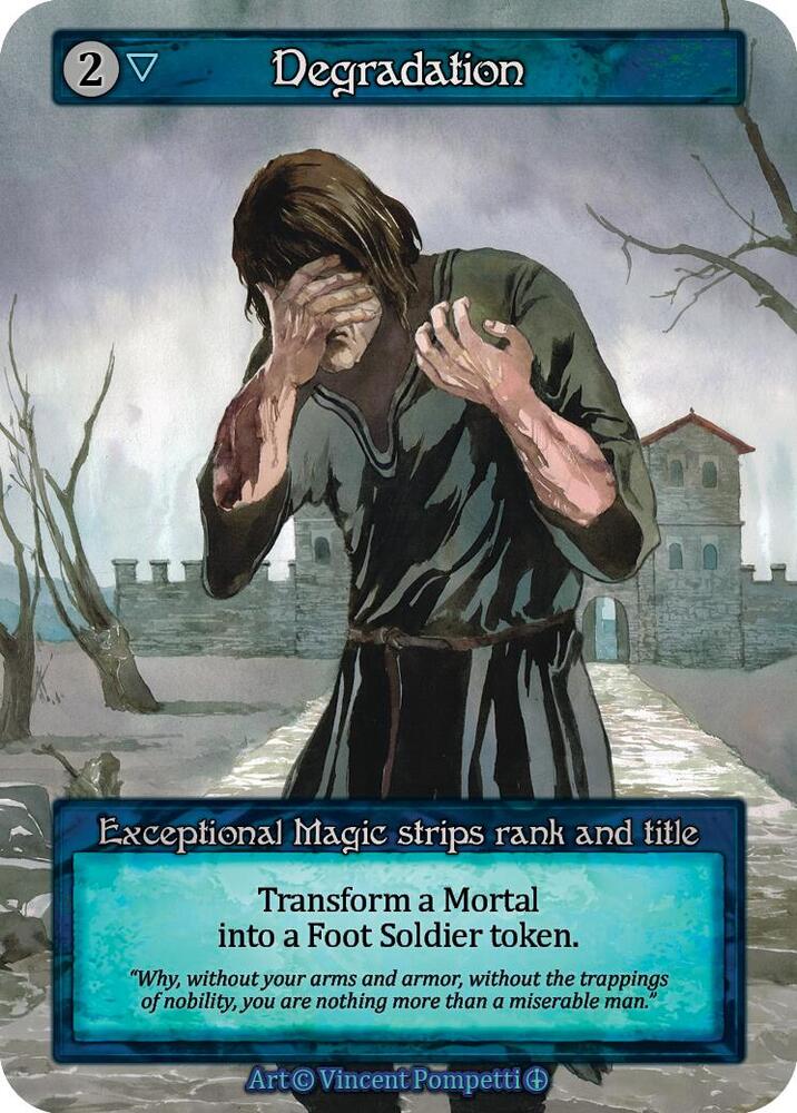 Degradation — Arthurian Legends card