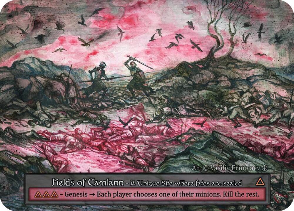 その他 Fields of Camlann foil Sorcery TCG Fields of Camlann - Arthurian Legends - Sorcery: Contested Realm