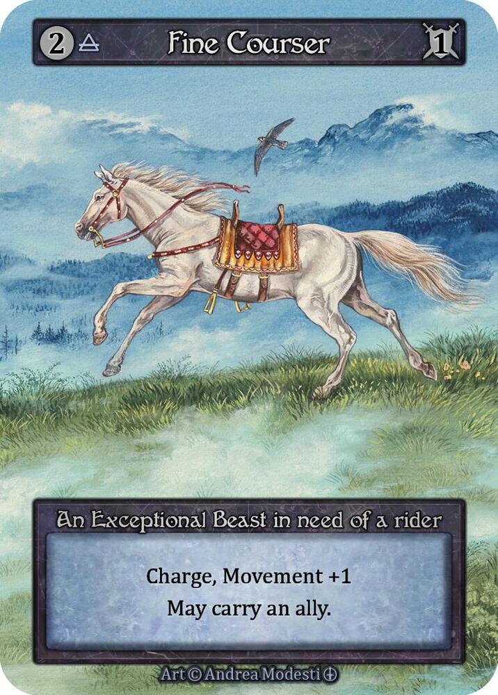 Fine Courser - Arthurian Legends - Sorcery: Contested Realm