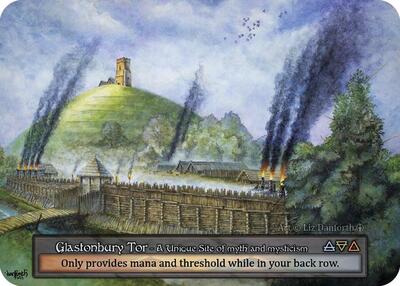 Glastonbury Tor Arthurian Legends card price