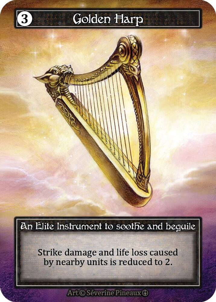 Golden Harp (Foil) - Arthurian Legends - Sorcery: Contested Realm Golden Harp (Foil) - Arthurian Legends - Sorcery: Contested Realm