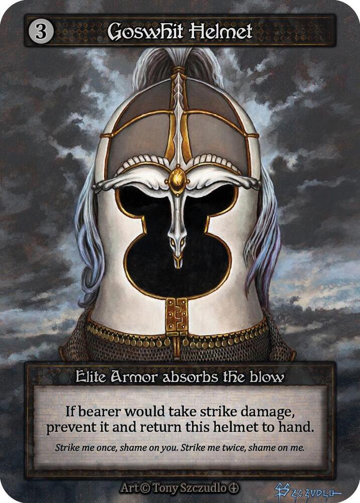 Goswhit Helmet — Arthurian Legends card