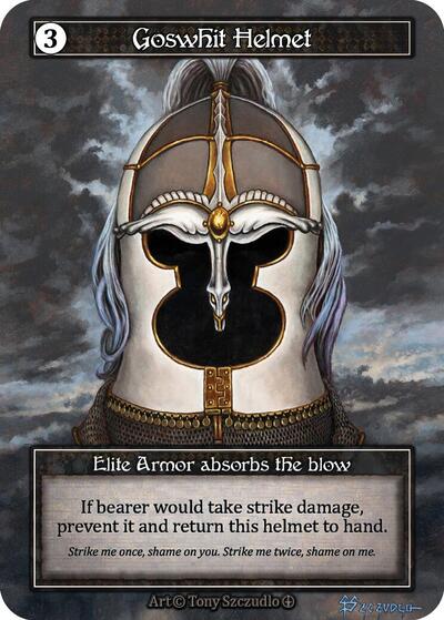 Goswhit Helmet (Foil) Arthurian Legends card price