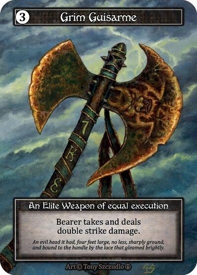 Grim Guisarme (Foil) Arthurian Legends card price
