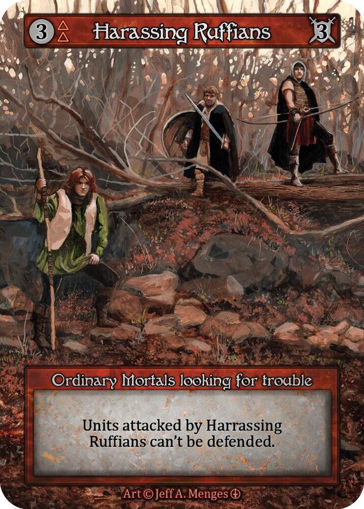 Harassing Ruffians — Arthurian Legends card