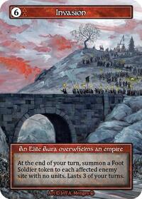 Invasion (Foil) - Arthurian Legends - Sorcery: Contested Realm card