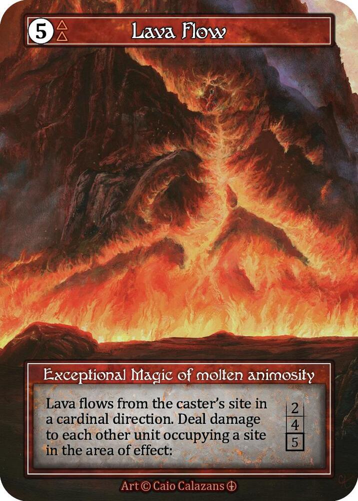 Lava Flow (Foil) - Arthurian Legends - Sorcery: Contested Realm