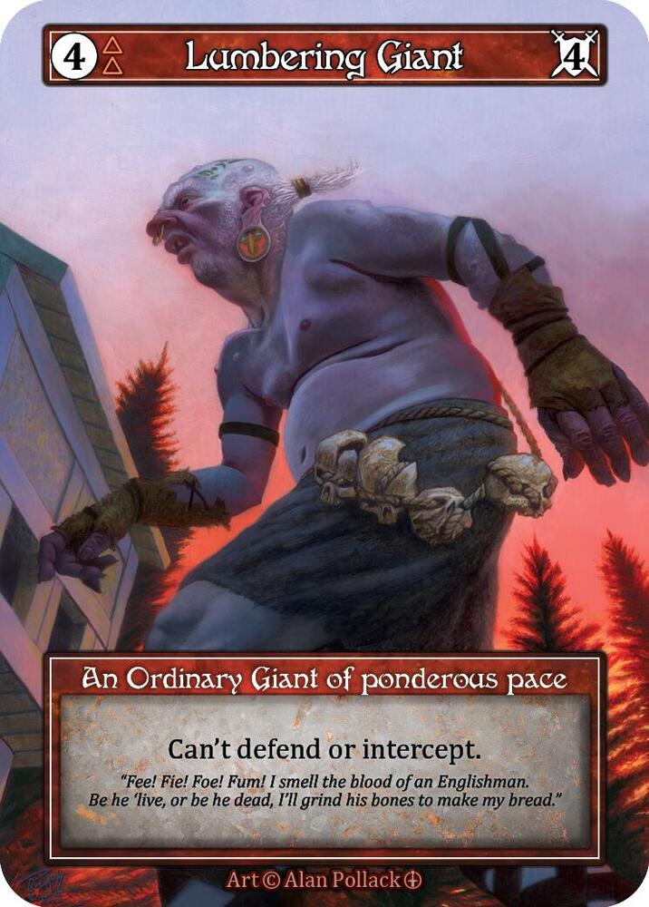 Lumbering Giant (Foil) - Arthurian Legends - Sorcery: Contested