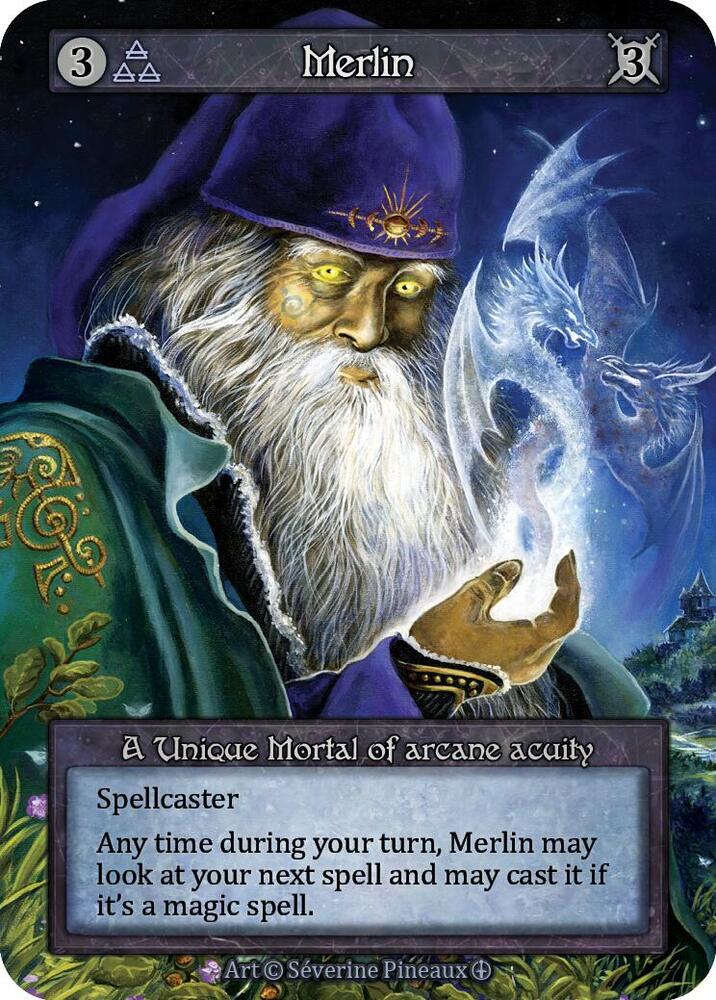 その他 Sorcery TCG Merlin foil Merlin - Arthurian Legends - Sorcery: Contested Realm