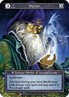 その他 Sorcery TCG Merlin foil Merlin (Foil) - Arthurian Legends - Sorcery: Contested Realm