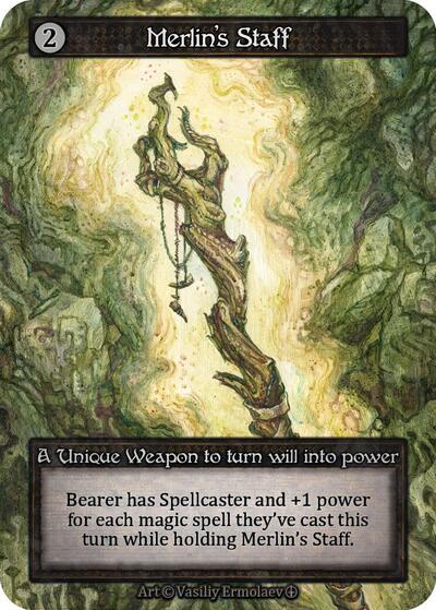Merlin's Staff Arthurian Legends card price