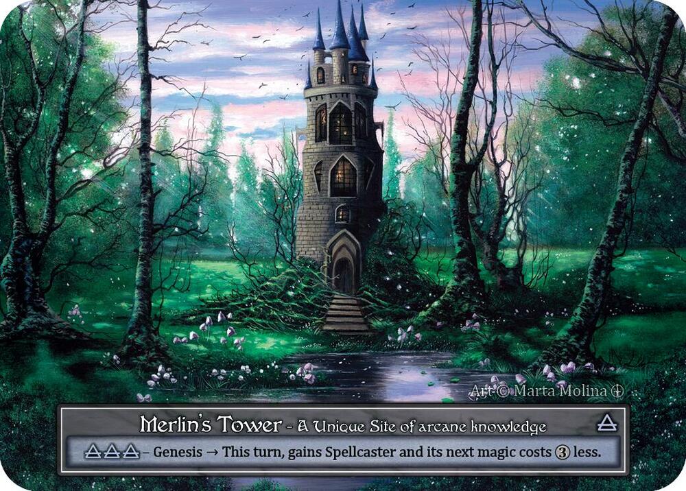 その他 Sorcery TCG Merlin foil Merlin's Tower (Foil) - Arthurian Legends - Sorcery