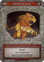 Monstrous Lion — Arthurian Legends