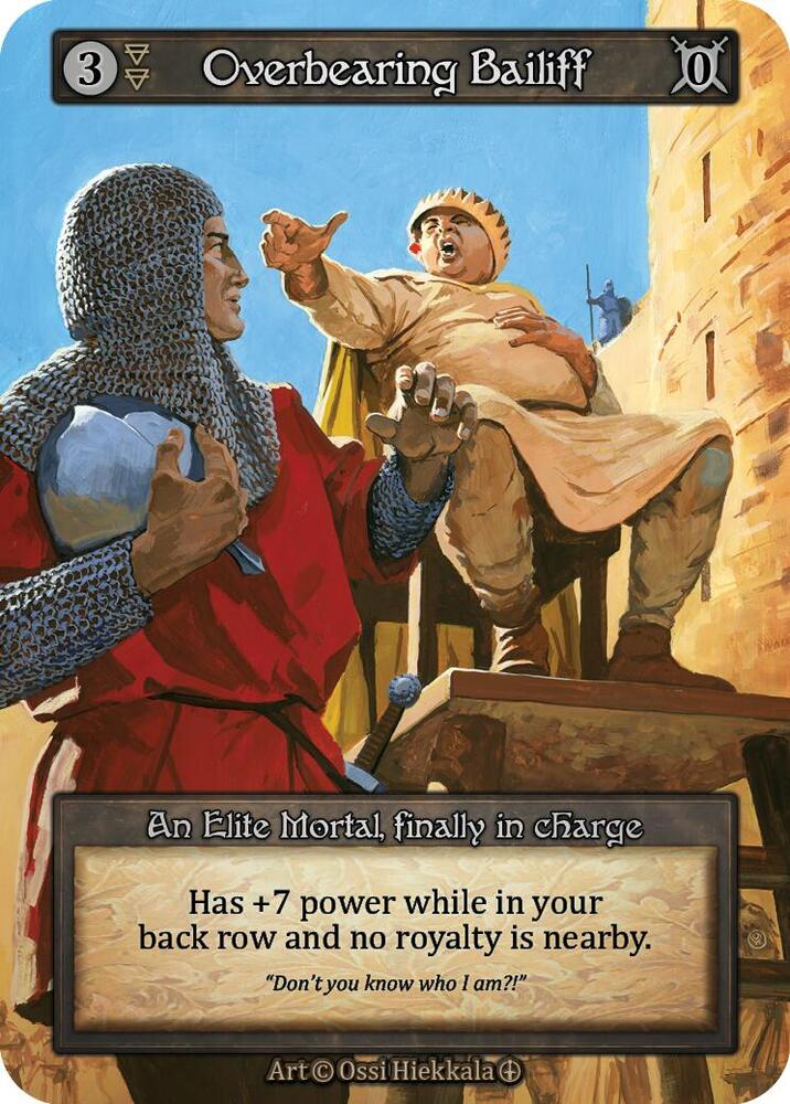 Overbearing Bailiff — Arthurian Legends card