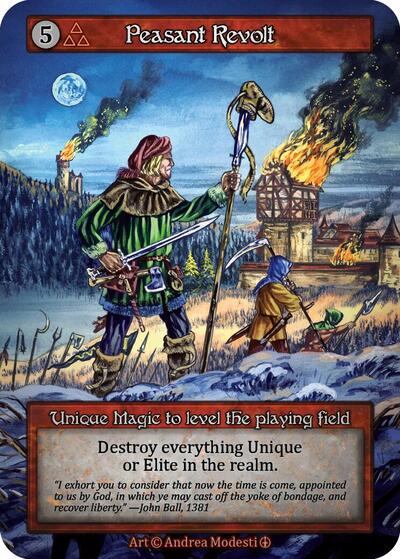 Peasant Revolt Arthurian Legends card price
