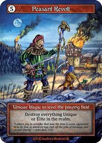 Peasant Revolt (Foil) - Arthurian Legends - Sorcery: Contested Realm card