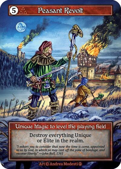 Peasant Revolt (Foil) Arthurian Legends card price