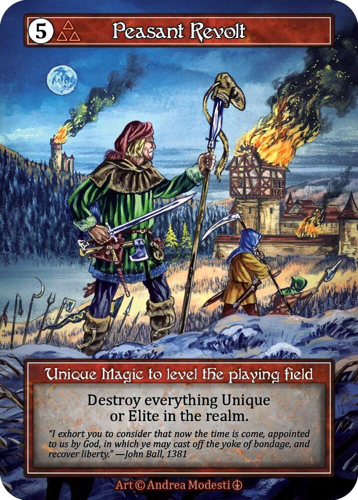 Peasant Revolt (Foil) - Arthurian Legends - Sorcery: Contested