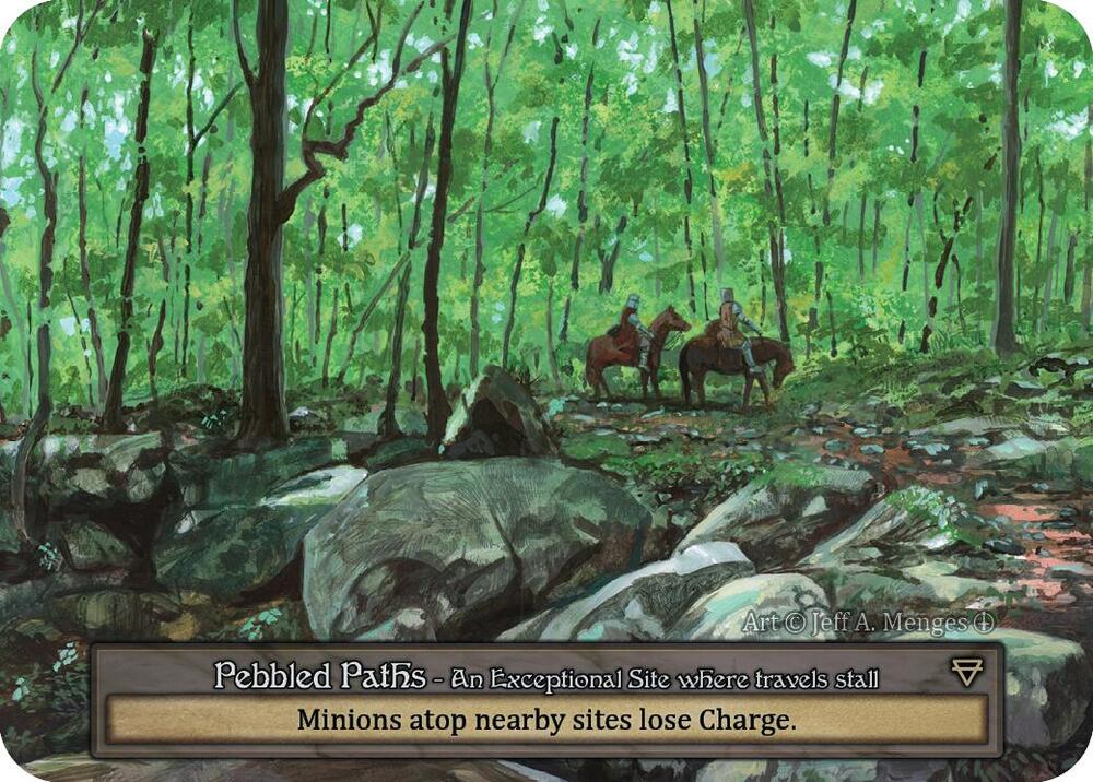 Pebbled Paths — Arthurian Legends card