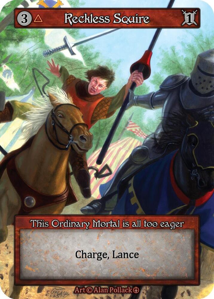 Reckless Squire — Arthurian Legends card