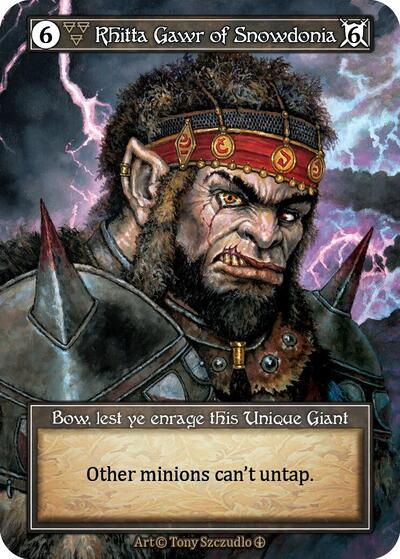 Rhitta Gawr of Snowdonia (Foil) Arthurian Legends card price