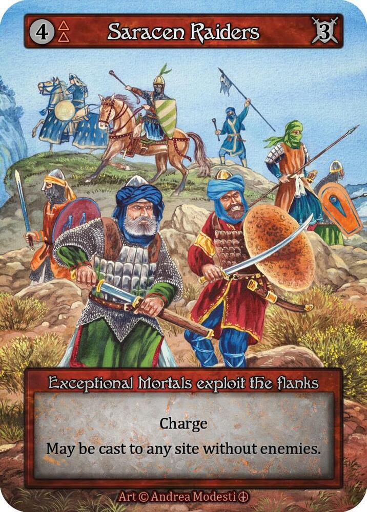Saracen Raiders — Arthurian Legends card