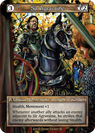 Sir Agravaine (Foil) Arthurian Legends card price