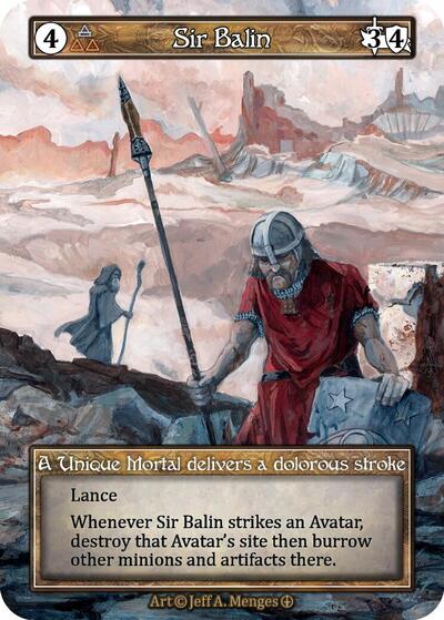 Sir Balin (Foil) Arthurian Legends card price