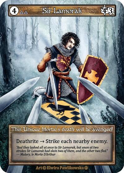 Sir Lamorak (Foil) Arthurian Legends card price