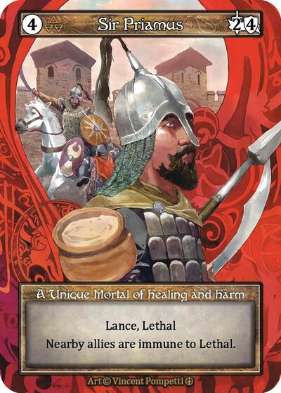 Sir Priamus (Foil) Arthurian Legends card price