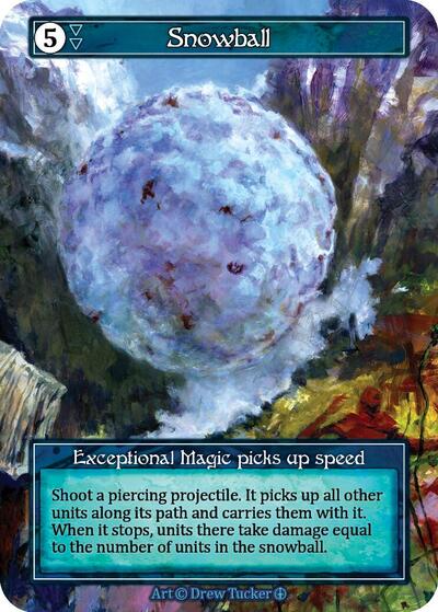 Snowball (Foil) Arthurian Legends Exceptional Sorcery card — value and price
