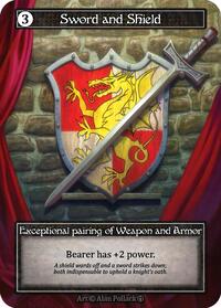 Sword and Shield (Foil) - Arthurian Legends - Sorcery: Contested Realm card