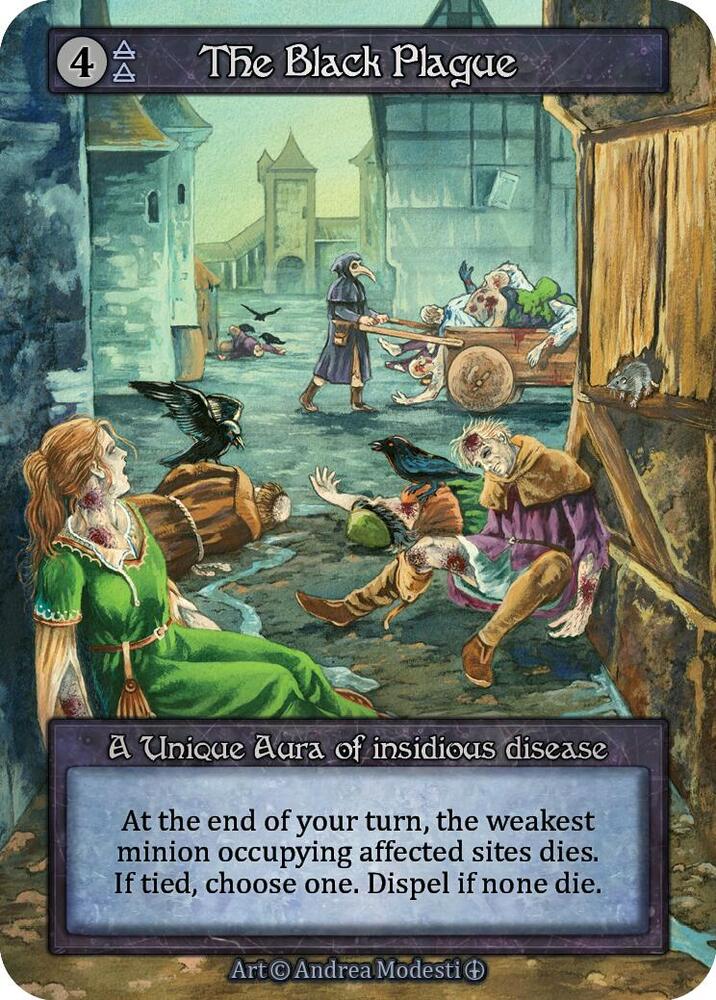 その他 Sorcery TCG The Black Plague foil Sorcery TCG The Black Plague foil