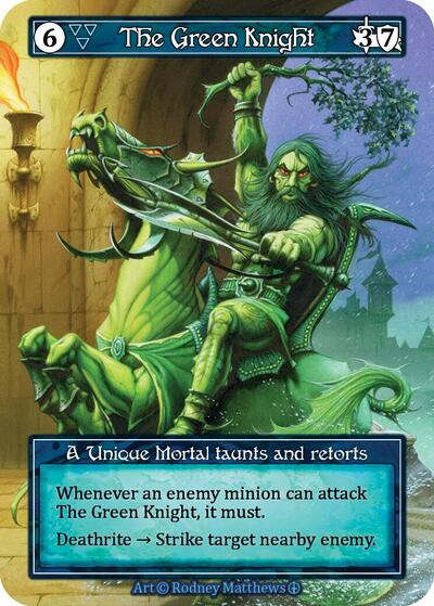 The Green Knight (Foil) Arthurian Legends card price