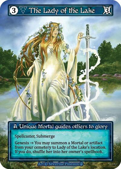The Lady of the Lake (Foil) Arthurian Legends card price