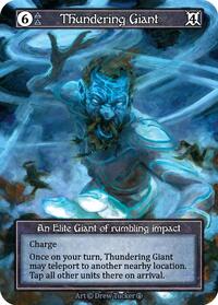 Thundering Giant (Foil) - Arthurian Legends - Sorcery: Contested Realm card