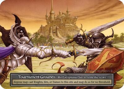 Tournament Grounds (Foil) Arthurian Legends card price