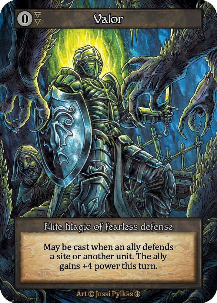 Valor — Arthurian Legends card