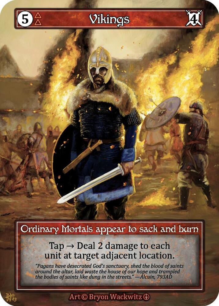 Vikings (Foil) - Arthurian Legends - Sorcery: Contested Realm