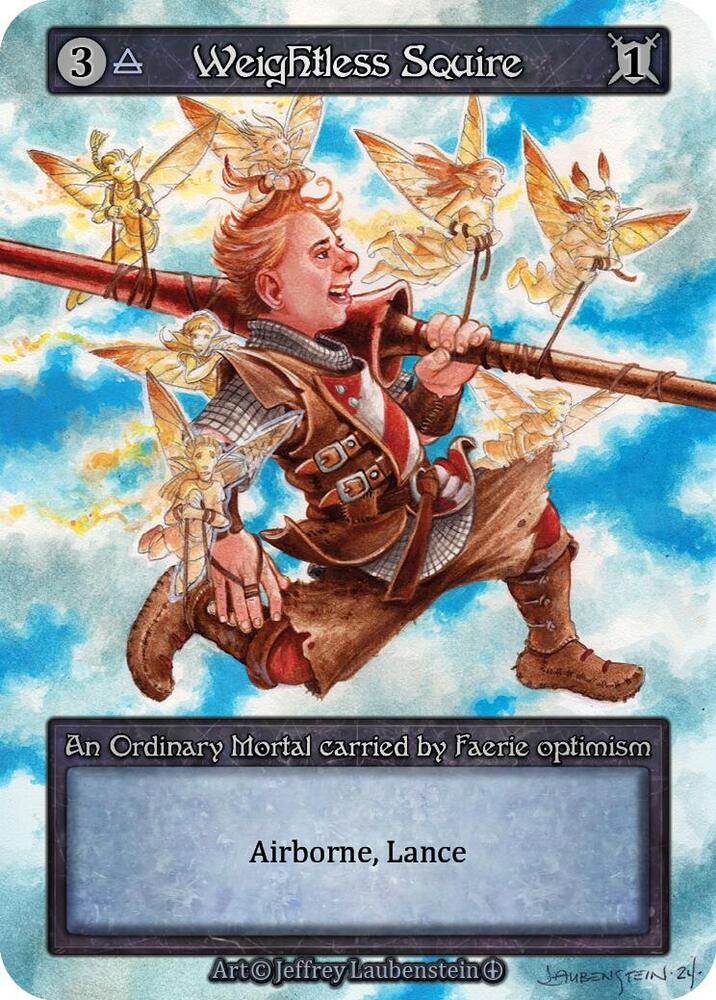 Weightless Squire — Arthurian Legends card