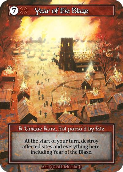 Year of the Blaze (Foil) Arthurian Legends card price
