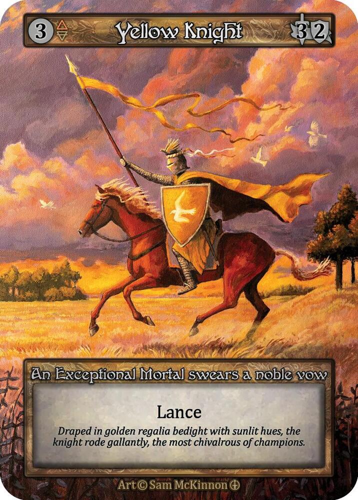 Yellow Knight — Arthurian Legends card