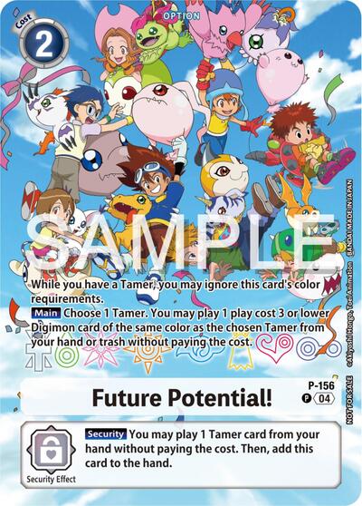 Future Potential! (25th Anniversary Digimon Adventure) Digimon Promotion Cards card price