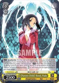 "Parent-Child" Bond, Pado (SR) #Gaw/WS02-E027S SR from Dengeki Bunko Pokemon card image