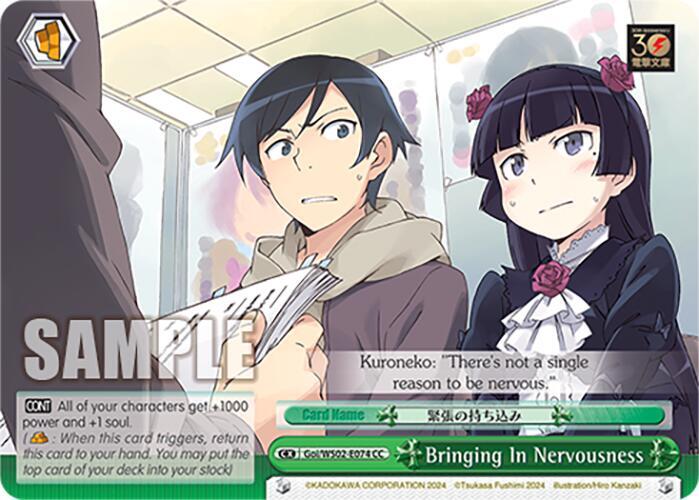 Bringing In Nervousness